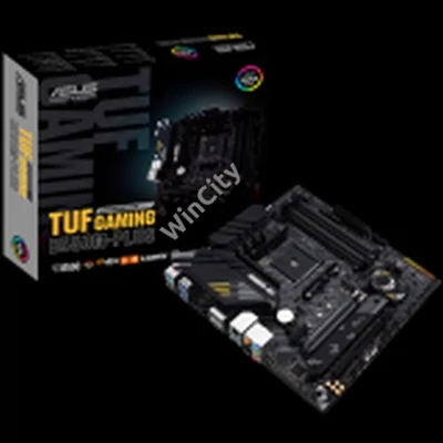 ASUS TUF GAMING B550M-PLUS AM4 mATX gaming MB - AMD B550 4xDIMM DDR4 2xM.2 4xSATA PCIe 4.0 2.5Gb Ethernet 1xDisplayPort 1xHDMI with Aura Sync RGB lighting support
