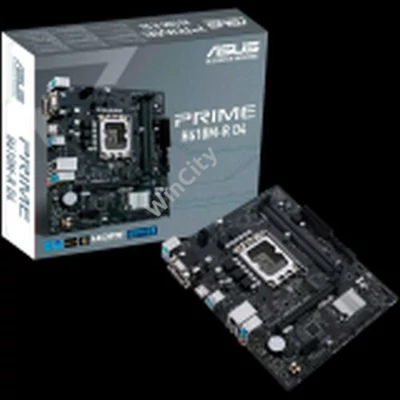 ASUS PRIME H610M-R D4-SI LGA1700 mATX MB - Intel H610 2xDIMM DDR4 1xM.2 4xSATA PCIe 4.0 1Gb Ethernet 1xD-SUB 1x DVI-D 1xHDMI with COM, LPT and TPM header