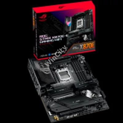 ASUS ROG STRIX X870E-E GAMING WIFI AM5 ATX gaming MB - AMD X870E 4xDIMM DDR5 5xM.2 4xSATA PCIe 5.0 5Gb Ethernet WiFi 7 + Bluetooth 1xHDMI 2xUSB4 40Gbps ports (USB Type-C) with Aura Sync