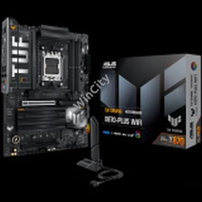 ASUS TUF GAMING X870-PLUS WIFI AM5 ATX gaming MB - AMD X870 4xDIMM DDR5 4xM.2 2xSATA PCIe 5.0 2.5Gb Ethernet WiFi 7 + Bluetooth 1xHDMI 2xUSB4 40Gbps ports (USB Type-C) with Aura Sync