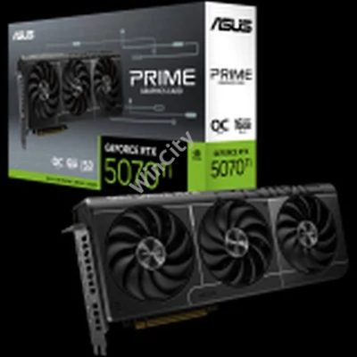 ASUS Video Card NVidia Prime GeForce RTX 5070 Ti OC Edition 16GB GDDR7 (PRIME-RTX5070TI-O16G) VGA, PCIe 5.0, 1xHDMI 2.1b, 3xDisplayPort 2.1b