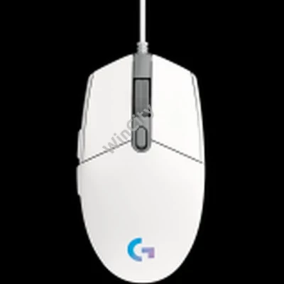 LOGITECH G102 LIGHTSYNC Corded Gaming Mouse - WHITE - USB - EER