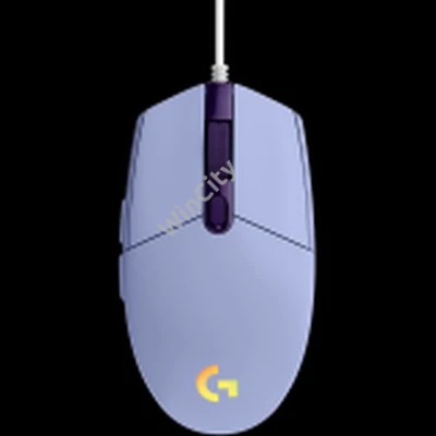 LOGITECH G102 LIGHTSYNC Corded Gaming Mouse - LILAC - USB - EER