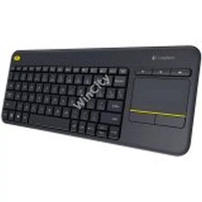 LOGITECH Wireless Touch Keyboard K400 Plus - EMEA - Hungarian layout - Dark Grey