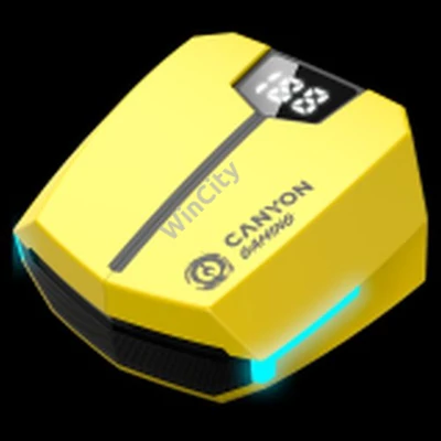 CANYON headset Doublebee GTWS-2 Gaming Yellow