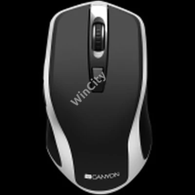 CANYON mouse MW-19 EU Wireless Charge Black Silver