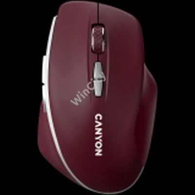 CANYON mouse MW-21 BlueLED 7buttons Wireless Burgundy Red