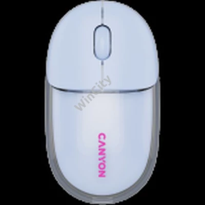 CANYON mouse OnClick 24 BT/ Wireless Transparent/Blue
