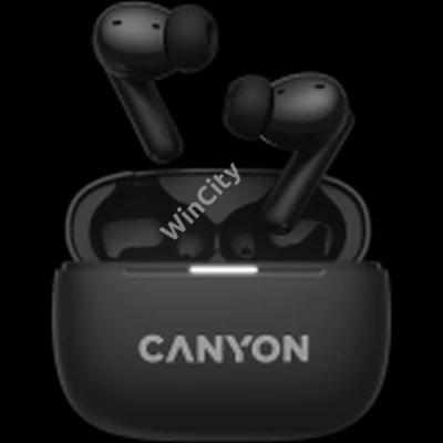 CANYON headset OnGo TWS-10 ANC+ENC Black