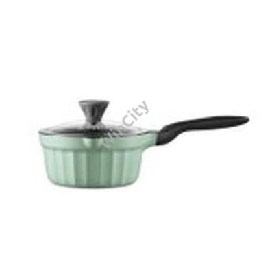 BUYDEEM Cast Aluminum Nonstick Sauce Pan 1,8L, model CP141, color Cozy Greenish