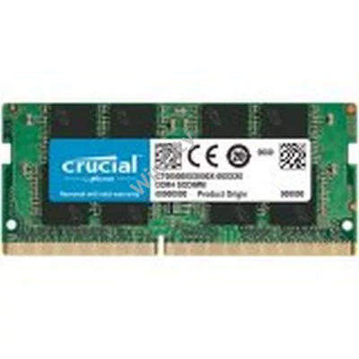 Crucial 16GB DDR4-3200 SODIMM CL22 (8Gbit/16Gbit) Tray