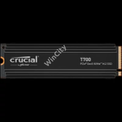 Crucial T700 2TB PCIe Gen5 NVMe M.2 SSD with heatsink