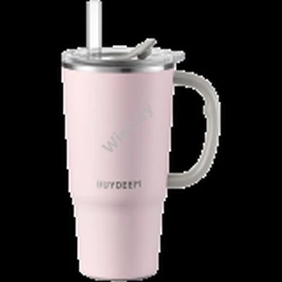 BUYDEEM Thermo Mug With Straw 700 ml, model DS57, color Pink