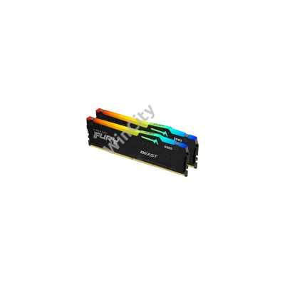 Kingston DRAM 32GB 5600MT/s DDR5 CL36 DIMM (Kit of 2) FURY Beast RGB EXPO