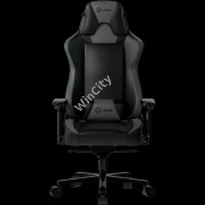 LORGAR Base 311, Gaming chair, PU eco-leather, 1.8 mm metal frame, multiblock mechanism, 4D armrests, 5 Star aluminium base, Class-4 gas lift, 75mm PU casters, Black + grey