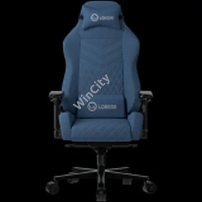 LORGAR Ace 422, Gaming chair, Anti-stain durable fabric, 1.8 mm metal frame, multiblock mechanism, 4D armrests, 5 Star aluminium base, Class-4 gas lift, 75mm PU casters, Blue