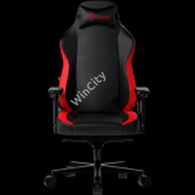 LORGAR Embrace 533, Gaming chair, PU eco-leather, 1.8 mm metal frame, multiblock mechanism, 4D armrests, 5 Star aluminium base, Class-4 gas lift, 75mm PU casters, Black + red