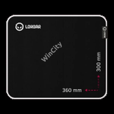 Lorgar Legacer 753, Gaming mouse pad, Ultra-gliding surface, Purple anti-slip rubber base, size: 360mm x 300mm x 3mm, weight 0.23kg