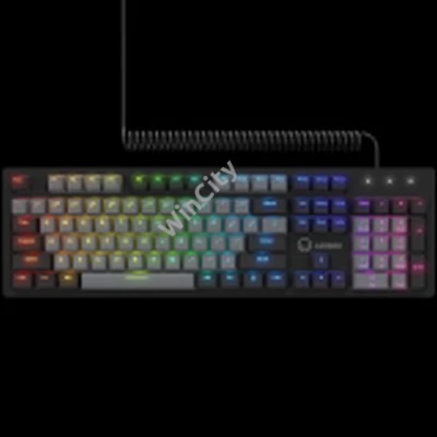 LORGAR Azar 514, Wired mechanical gaming keyboard, RGB backlight, 1680000 colour variations, 18 modes, keys number: 104, 50M clicks, linear dream switches, spring cable up to 3.4m, ABS plastic+metal, magnetic cover, 450*136*39mm, 1.17kg, black, EN layout