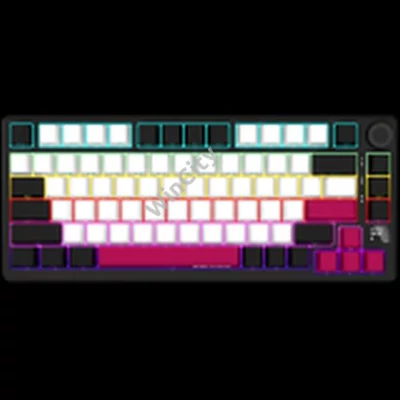 LORGAR KBP7075W, Wireless 75% Mechanical Gaming Keyboard Pro, Black/red, EN layout