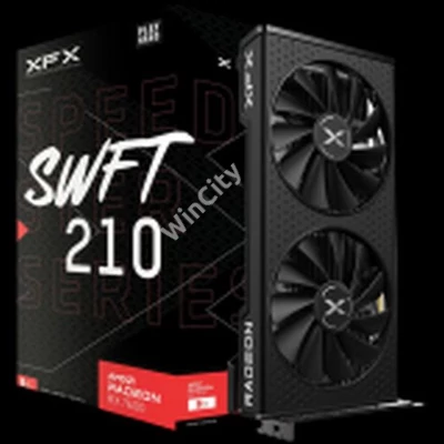 XFX SPEEDSTER SWFT210 RADEON RX7600 CORE Gaming Graphics Card with 8GBGDDR6 HDMI 3xDP, AMD RDNA™ 2