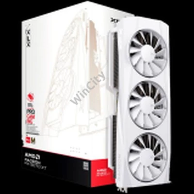 XFX Quicksilver AMD Radeon RX 9070XT White Magnetic Air Edition with 16GB GDDR6 HDMI 3xDP, AMD RDNA 4