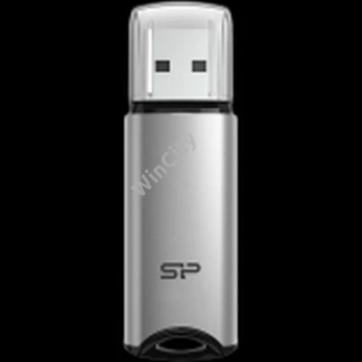 Silicon Power Marvel - M02 32GB Pendrive USB 3.2 Gen 1 Silver, Built-in straphole, Aluminum housing