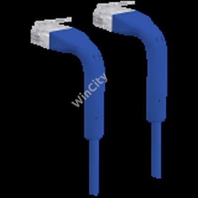Ubiquiti U-Cable-Patch-1M-RJ45-BL Ultra-thin patch cable with bendable boots designed for installation flexibility, 3 mm outer diameter, 1m, Blue