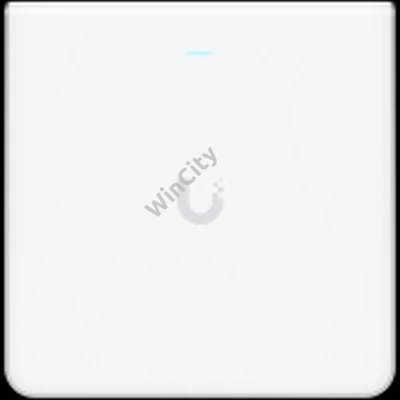 UBIQUITI U6 Enterprise In-Wall, 10 spatial streams, 115 m² (1,250 ft²) coverage, 600+ connected devices, Powered using PoE+/PoE++, (4) GbE ports with (1) PoE output, 2.5 GbE uplink.