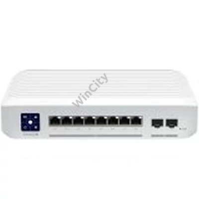 Ubiquiti Enterprise Layer 3, PoE switch with (8) 2.5GbE, 802.3at PoE+ RJ45 ports and (2) 10G SFP+ ports