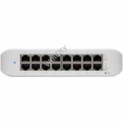 UBIQUITI Lite 16 PoE; (8) GbE PoE+, (8) GbE ports; 45W total PoE availability; Wall mountable.