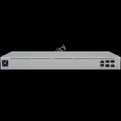UBIQUITI UniFi Gateway Enterprise, 2x 25G SFP28,2x 10G SFP+ and 2x 2.5 GbE RJ45 ports (two interfaces remappable to WAN), 2 included hot-swap PSUs for power redundancy, 12.5 Gbps routing with IDS/IPS, Shadow Mode High Availability, 1.3" touchscreen