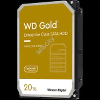 HDD Server WD Gold 20TB CMR 512e, 3.5'', 512MB, 7200 RPM, SATA
