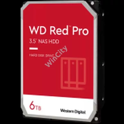 HDD Desktop WD Red Pro (3.5'', 6TB, 256MB, 7200 RPM, SATA 6 Gb/s)