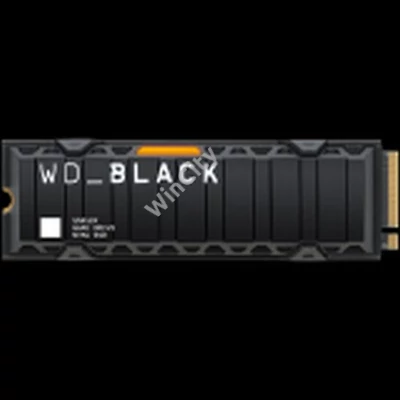 SSD WD Black SN850X HeatSink 1TB M.2 2280 PCIe Gen4 x4 NVMe, Read/Write: 7300/6300 MBps, IOPS 800K/1100K, TBW: 600