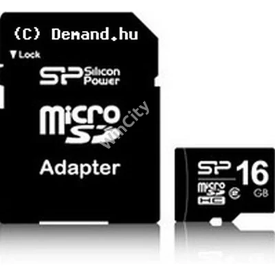 SDMicro 16Gb Silicon Power Class10 +AdapterSP016GBSTH010V10SP