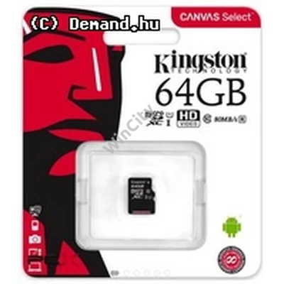 SDMicro 64Gb Kingston SDXC Canvas Select SDCS2/64GBSP