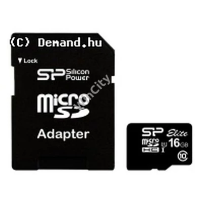 SDMicro 16Gb Silicon Power Class10 +Adapter SP016GBSTHBU1V10SP