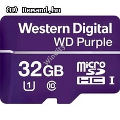 SDmicro 32Gb WD Purple Micro SDHC WDD032G1P0C