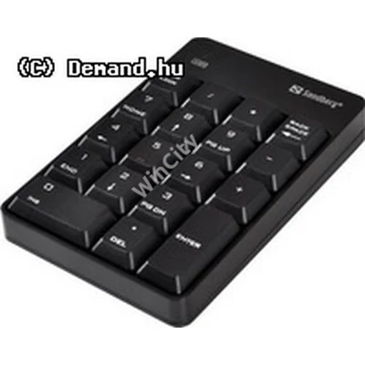 Key HU USB Numerikus pad Sandberg Keypad 2 Wireless 630-05