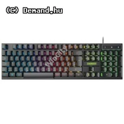 Key HU USB Everest Gamer RGB LED Borealis Rainbow KB-188 37428