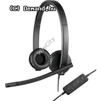 Fejhal +mikrofon Log H570E USB Headset 981-000575