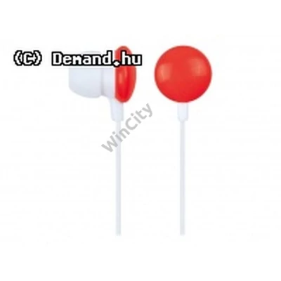 Fejhal Gembird Earphones White/Red MHP-EP-001-R