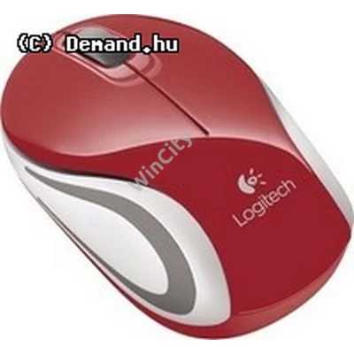 Mouse Logitech Cordless Optical NB M187 Red Nano 910-002732