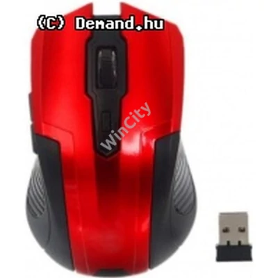 Mou SilverLine Optical wireless RF107 1600dpi USB Red
