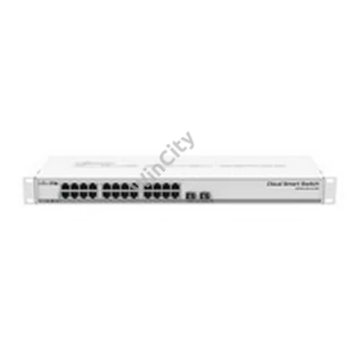 Switch Cloud Router Mikrotik CSS326-24G-2S+RM 24xGiga 2xSFP