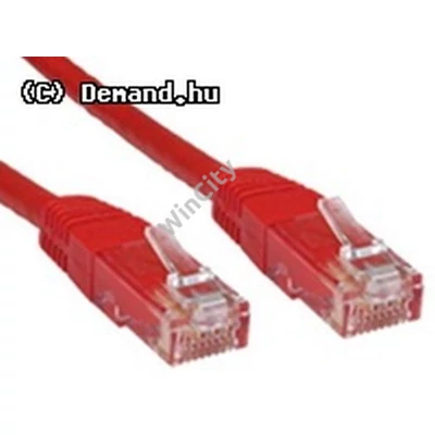 Kab UTP Patch 0,25m Piros Gembrid PP12-0.25M/R