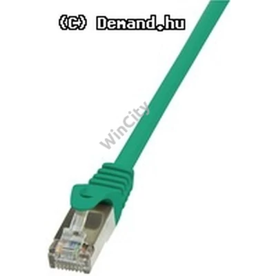 Kab UTP Patch árnyékolt 2m CAT6A FTP Zöld CQ3055S