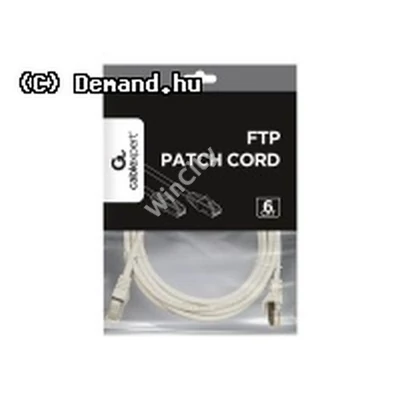 Kab UTP Patch árnyékolt 3m CAT6 FTP Szürke PP6-3M