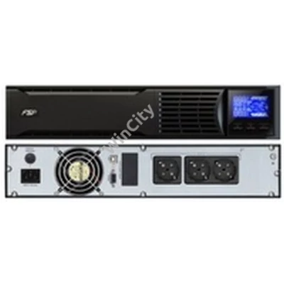 UPS FSP 2000VA Champ Rack 1800W LCD menedzselhető